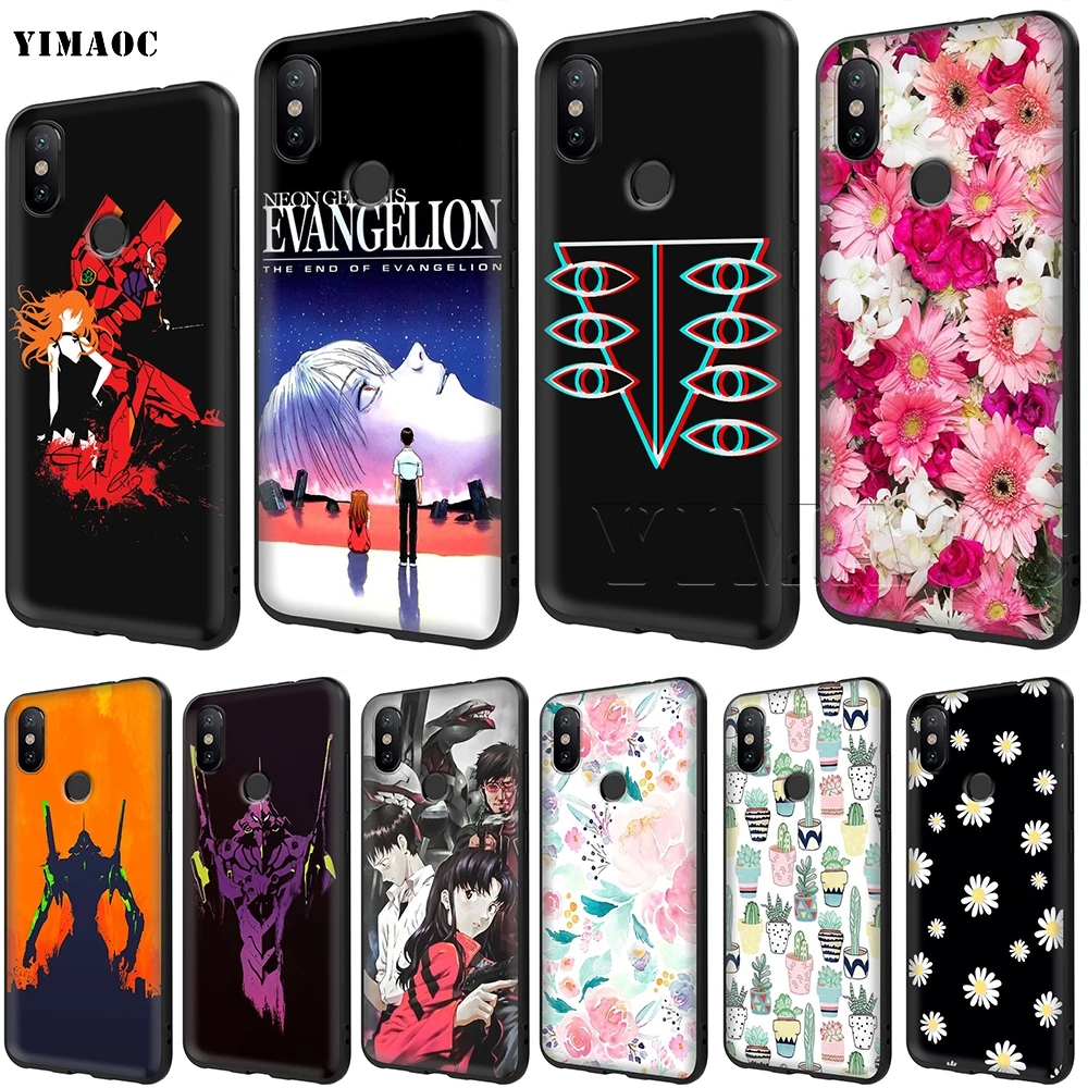 

YIMAOC Neon Genesis Evangelion Silicone Case for Xiaomi Redmi Note 4 4x 4a 5 5a 6 8 Pro Prime Plus