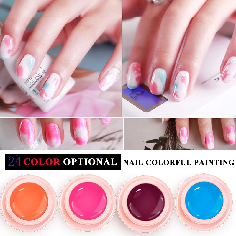 

lilyangel Luxury 24Colors Pure Color Nail Art UV Gel 5ml * 24Bottles French Manicure Gel Lacquer Soak Off LED UV Gels QS - LY035