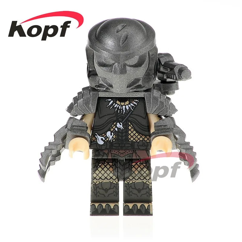 

Alien vs Predator Movie Building blocks Technic Figures Bricks the Walking Dead Children Toys Juguetes PG1127