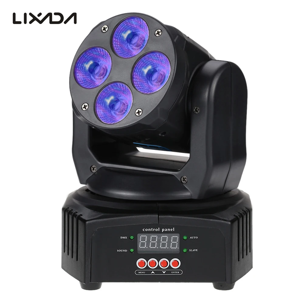 

50W Rgbw Wash Rotating Moving Head Stage Effect Light 14/16CH Channel Dmx512 Sound-Activeate Disco Club Moving Head Light Stage