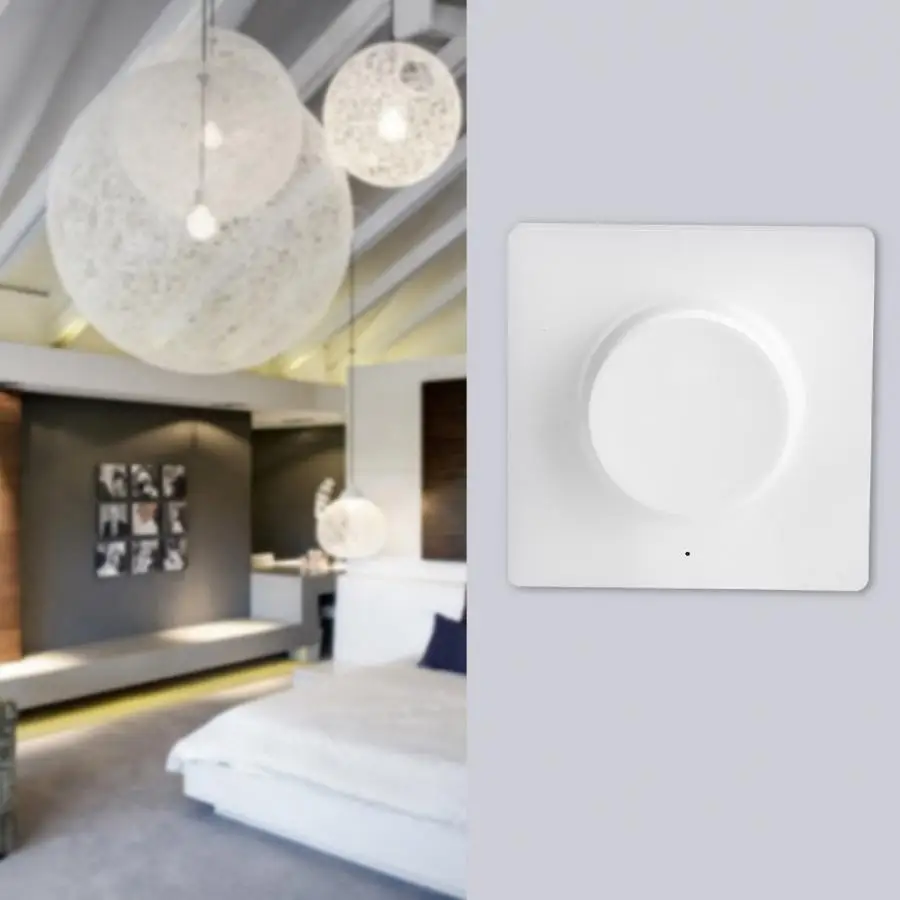 

Adjustable LED Smart Light Switch 220V 86 Type Wall Mount Rotate Wireless BT Remote Control Ceiling Pendant Lights