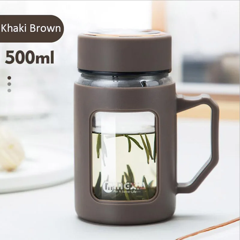Хрустальная стеклянная бутылка для воды BPA бесплатно моя портативная напитков.