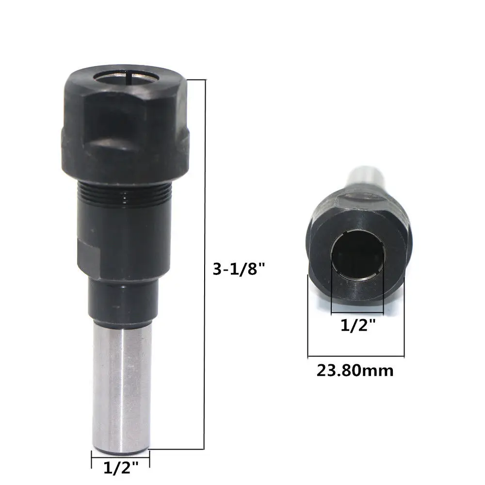 

1/2" shank bits Router Collet Extension Engraving machine extension rod