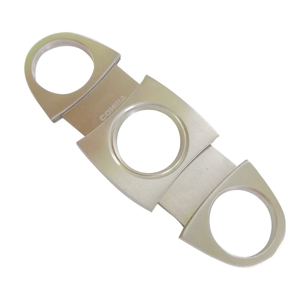 COHIBA Cigar Cutter Classic Cigar Cutter Hole 22mm Stainless Steel Metal Cuba Cigar Accessories