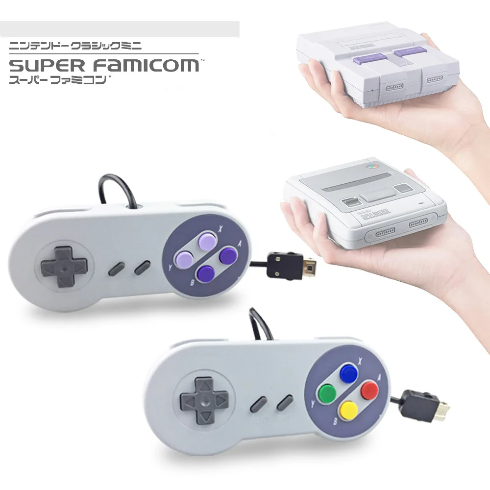 Игровой контроллер, игровой джойстик, контроллер для nintendo SNES, Мини-Игровой коврик, компьютерный джойстик