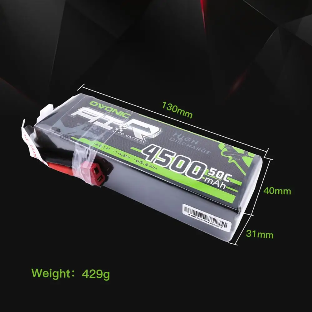 2 упаковки ovoic 8000mAh 4500mAh 5500mAh 3000mAh 2200mAh 50C 6S 4S 3S 2S Lipo аккумулятор для RC Heli Quad самолета автомобиля лодки