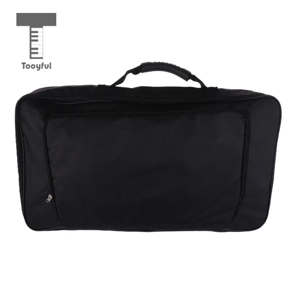 Tooyful Portable Big Storage Case Electric Guitar Effect Pedal Board Bag for Guitar Parts