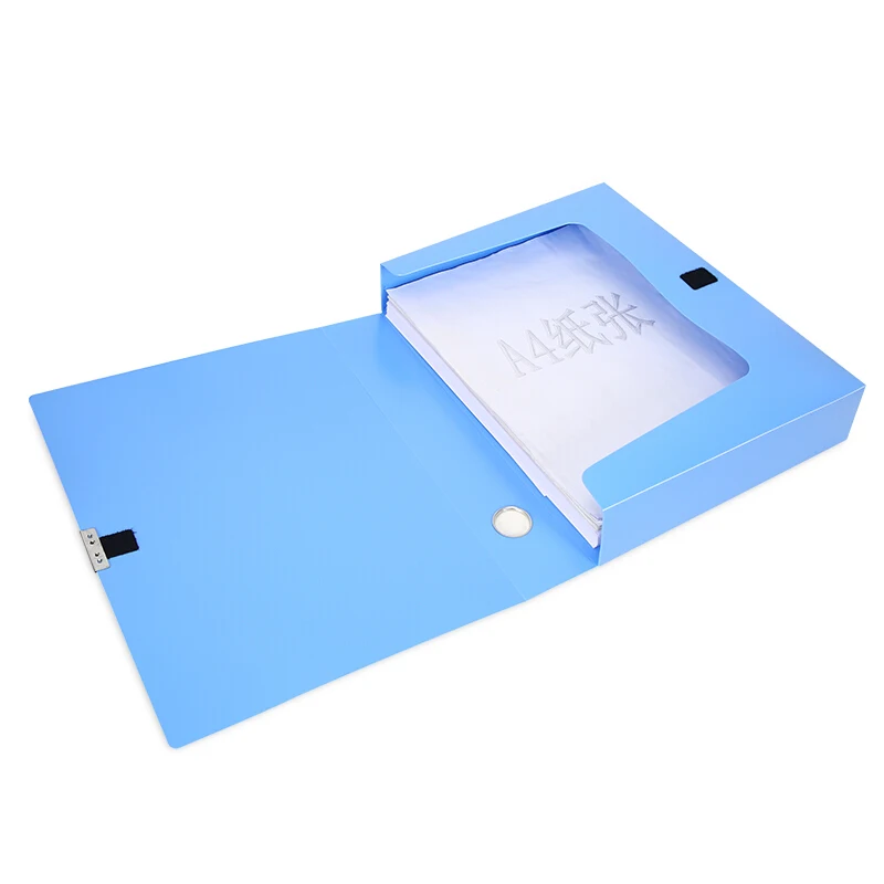 

MIRUI Office File Box Paper Storage Box A4 Big Capacity Business Briefcase Filing Products File Folder Office Stationery Supply