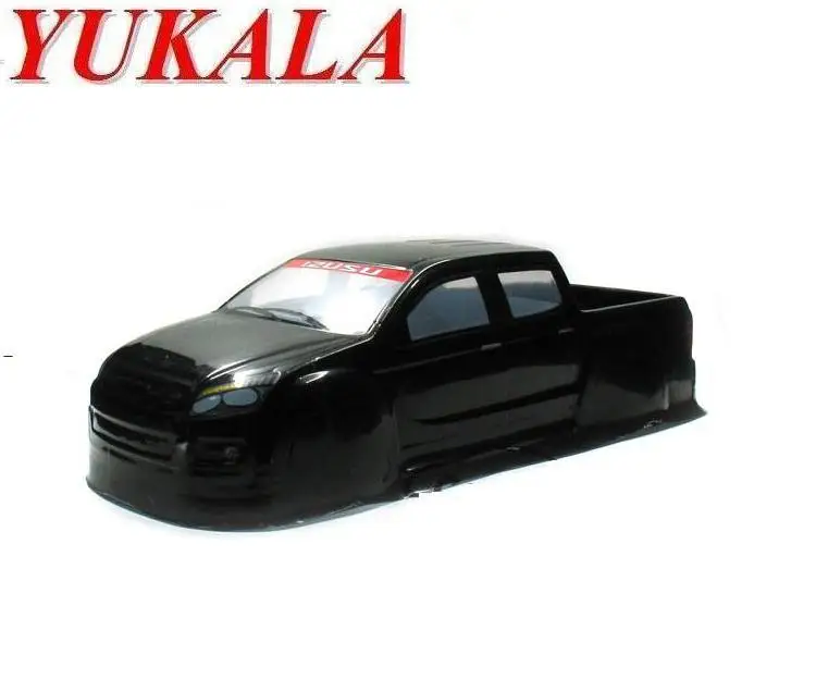 

YUKALA 1/10 1:10 PVC painted body shell for 1/10 RC Monster truck/big foot truck size 450*190mm 2pcs/lot