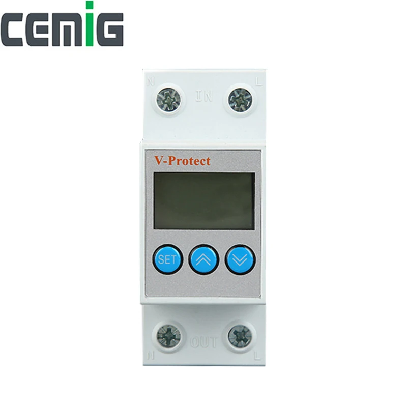 

Cemig Automatic Recovery Reconnect Over Voltage And Under Voltage Protective Device Protection Relay LCD Voltmeter Monitor