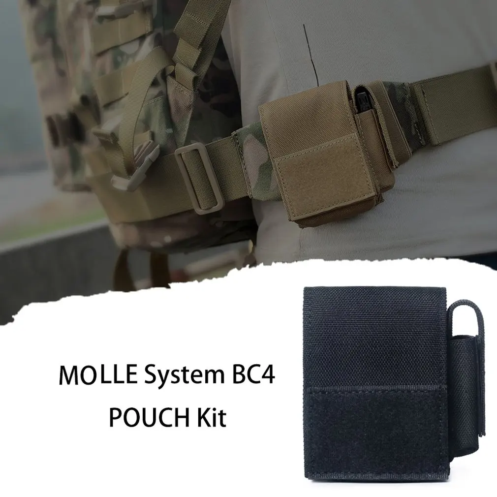 Мини Тактический Molle Edc компактный карманный органайзер Сумка Molle гаджет Edc карман органайзер