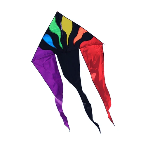 

Free Shipping Outdoor Fun Sports 2014 New 7 Colour Lightning Kite With 3 Tails Good Flying Factory Outlet