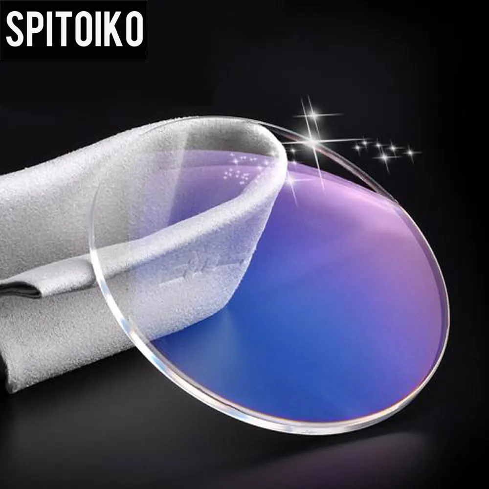 Buy SPITOIKO Single Vision Aspheric Anti Blue Antifatigue Lens with Lens Cut