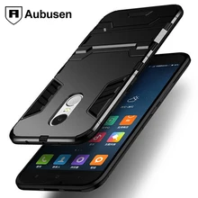 

For xiaomi Redmi note 4 case Aubusen Luxury Hybrid Shockproof Hard Iron Man Armor Defender Silicone Case for Redmi note 4
