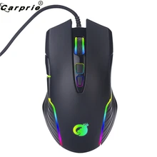 CARPRIE USB Проводная игровая мышь RGB подсветка Marquee Macro Definition Игровые Мыши для ноутбуков игры 90523