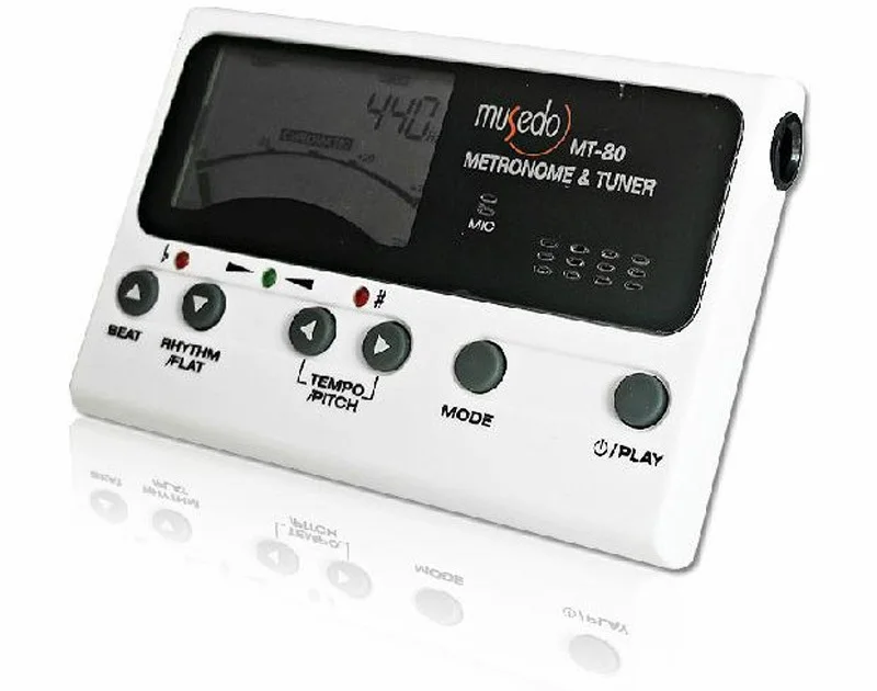 

Musedo MT-80 Professional Precision LCD Guitar Metronome Tone Generator Guitar Tuner