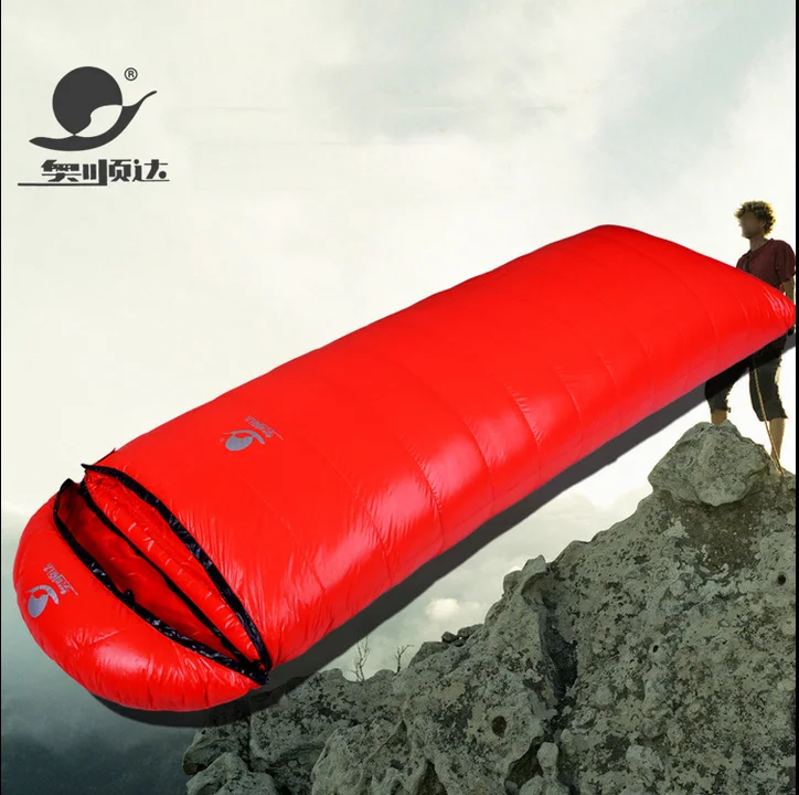 

White duck down 1500/1800/2000/2200g filling can be spliced camping comfortable breathable down sleeping bag