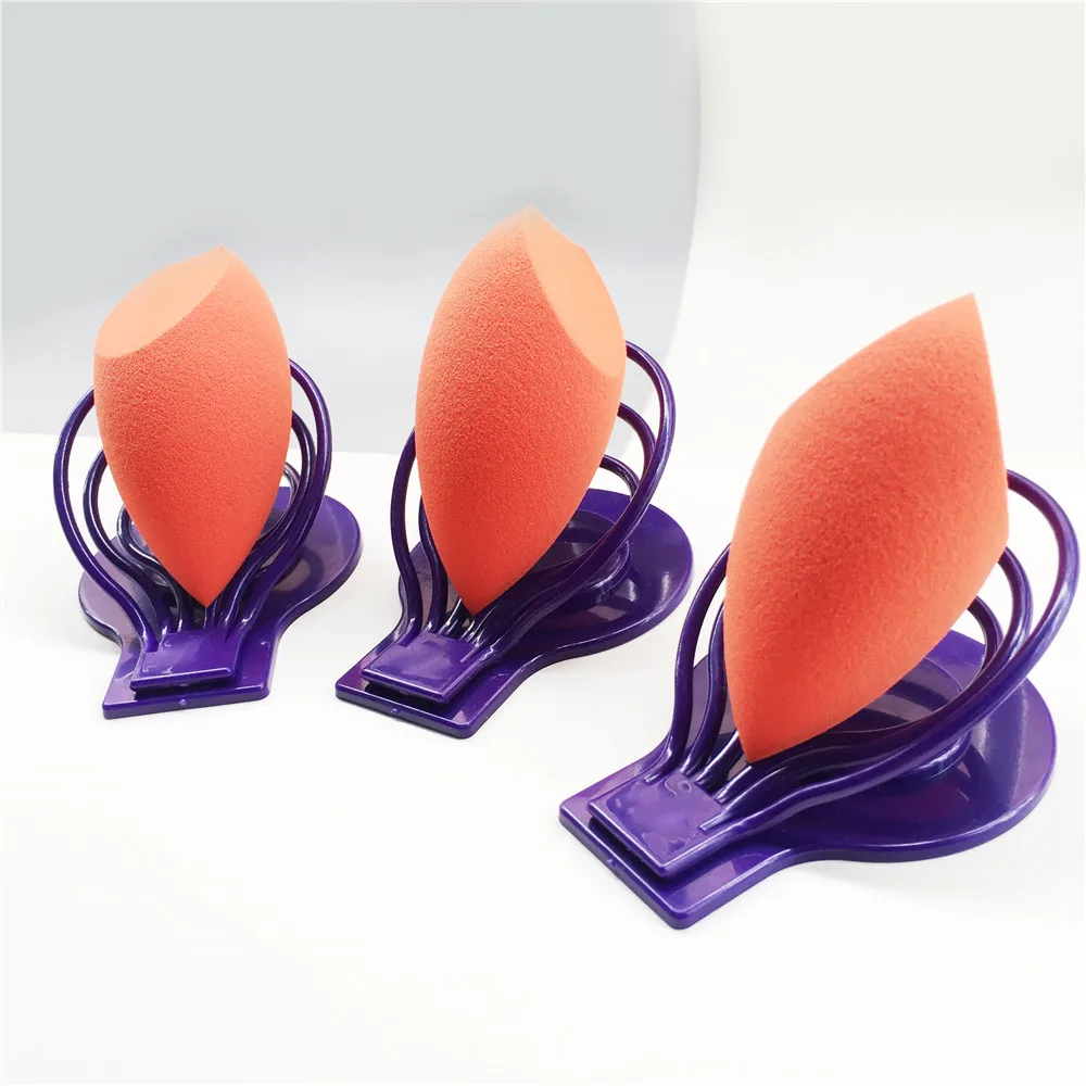 Спонж для растушевки косметики bdbeauty 3D чистый оранжевый мягкий косметический