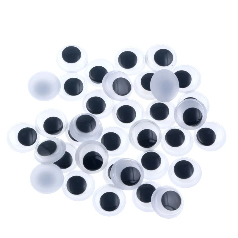 5-40mm Size Movable Eyes Plastic Wiggle Googly Eyes Scrapbooking Used for Toy Doll Accessories DIY Kids Craft - Цвет: 30mm-30Pcs