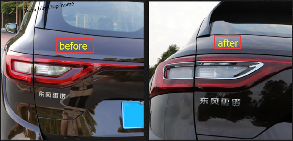 Внешний комплект Yimaautotrims подходит для Renault Koleos 2017 2018 2019 2020 хромированные задние