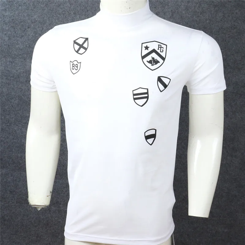 Летние PG гольф футболки для тренировок спортивный короткий рукав o-образным вырезом Жемчужный Гейтс тонкий гольф футболки белый черный для человека