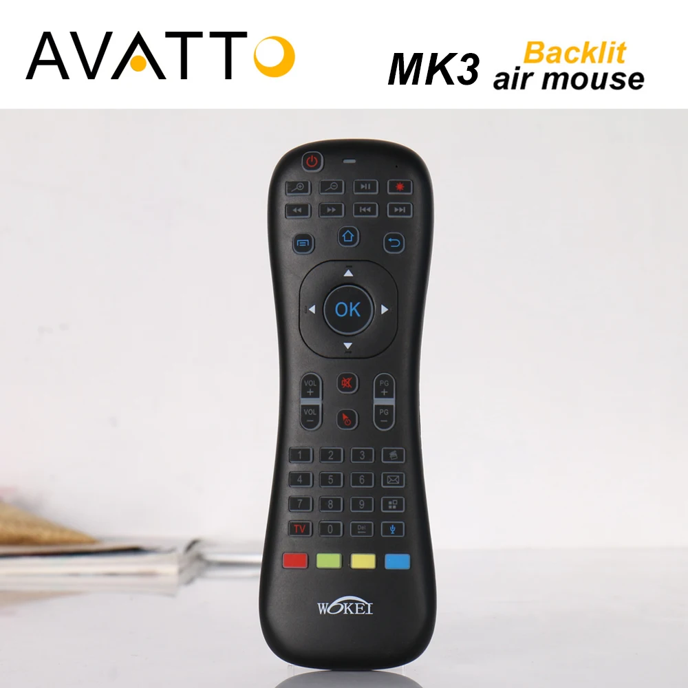 [AVATTO] MK3 Backlit Macphone Air Mouse 2.4G Wireless IR