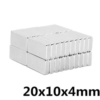 

6pcs 20x10x4 mm N35 Strong Square NdFeB Rare Earth Magnet 20*10*4 mm Neodymium Magnets 20mm x 10mm x 4mm