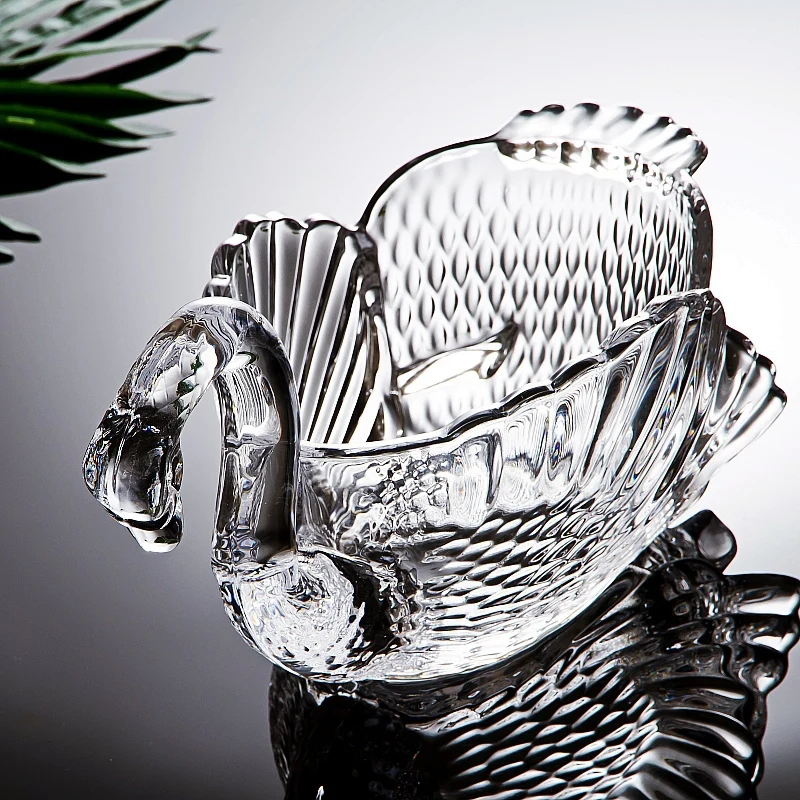 crystal glass bowl bohemia crystal glass swan statue fruits serving bowl decorative sweets storage jar gift craft dinnerware ornament accessoriesin bowls from home garden on crystal glass bowl bohemia crystal glass swan statue fruits serving bowl decorative sweets storage jar gift craft dinnerware ornament accessoriesin bowls from home garden on