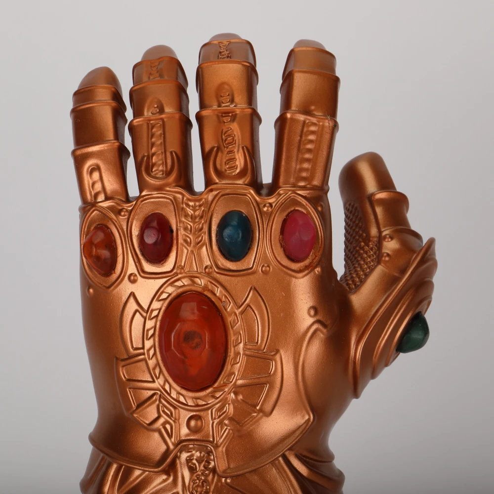 Мстители 4 Endgame Thanos Infinity Gauntlet Косплей рука латексные перчатки оружие Броня