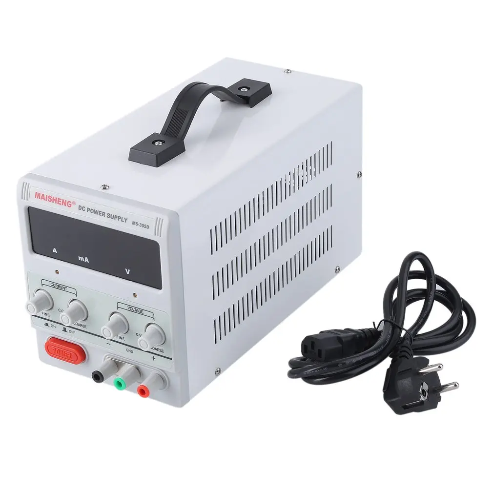 

Laboratory LAB Digital Direct Controllable Power Supply 30V 5A DC Power Supply EU Plug For Test Repair Centers School