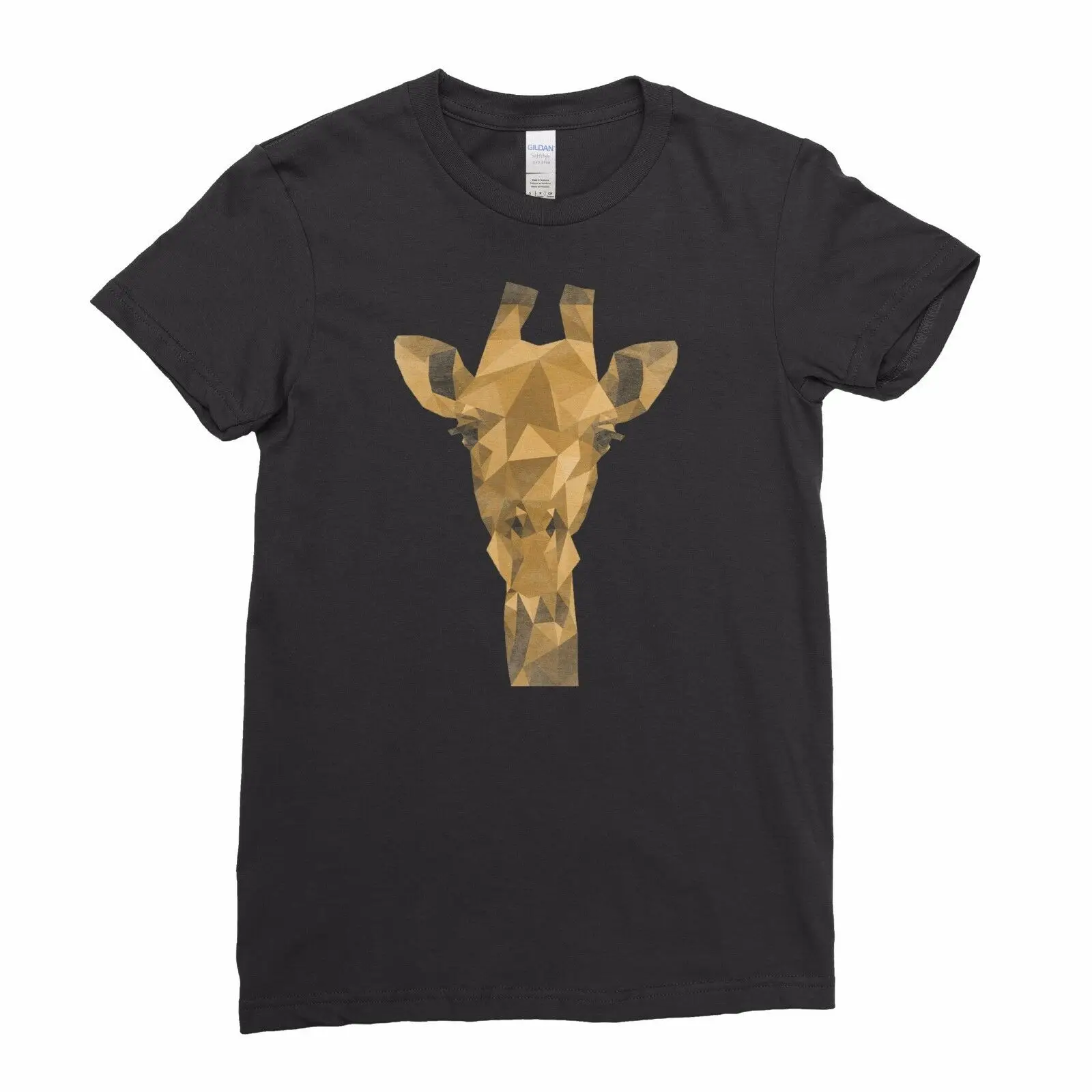

Geometric Giraffe Face Swag Diva Hipster Ladies Women Girls T shirt Tee