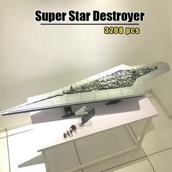 

In Stock 05028 Mould King 13134 13135 Star War Destroyer Model Building Blocks Bricks Compatible 10221 Classic Toys Gifts