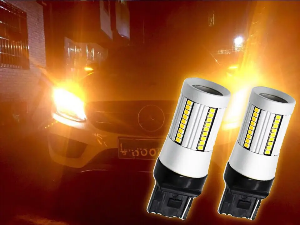 LM 2x LED CANBUS без ошибок 1156 7506 BA15S P21W led BAU15S PY21W T20 7440 передние сигнальные огни вспышки