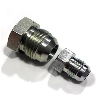 

4J American JIC external thread 74 degree outer cone plug hexagonal outer wire oil plug screw plug hydraulic joint oil plug
