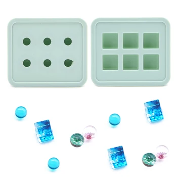 

Silicone DIY Mold Making Handmade Jewelry Pendant Resin Casting Ball Cube Mould Craft Tool