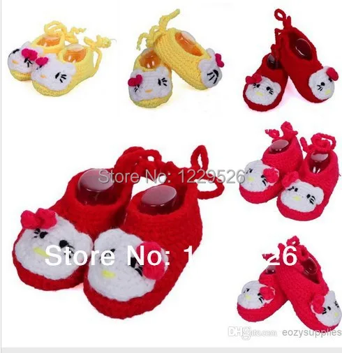 

Lovely cat crochet baby First walker shoes,shoes cheap shoes