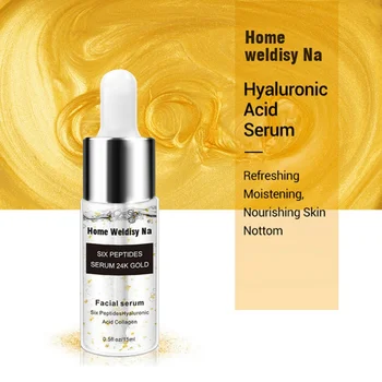 

Six Peptides Facial Serum Hyaluronic Acid Anti-Wrinkle Essence 15ml Anti Aging Whitening Face Skin Care