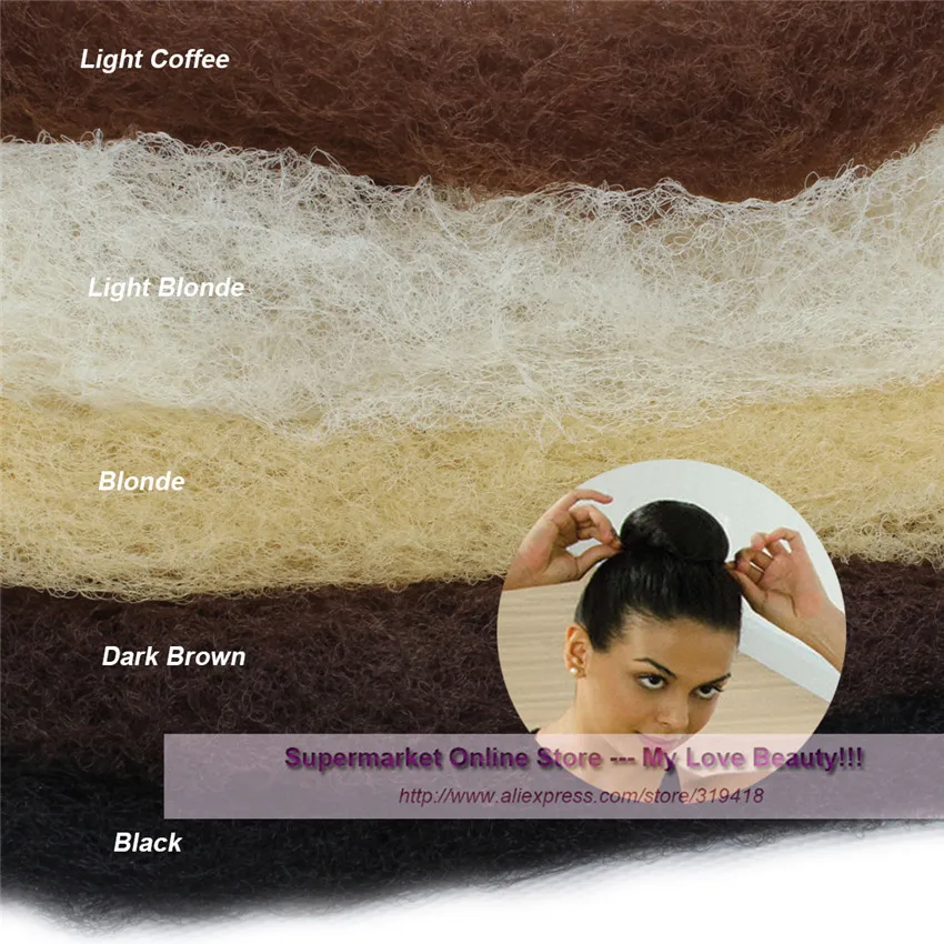 US / CN Wholesale Unisex Invisible Hair Net Elastic Edge Bun