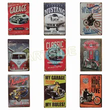 Гаражная стена, мужская пещера декор, бар, паб, игровая комната, мастерская, офис, спальня Ретро Винтаж знак 8x12 дюймов