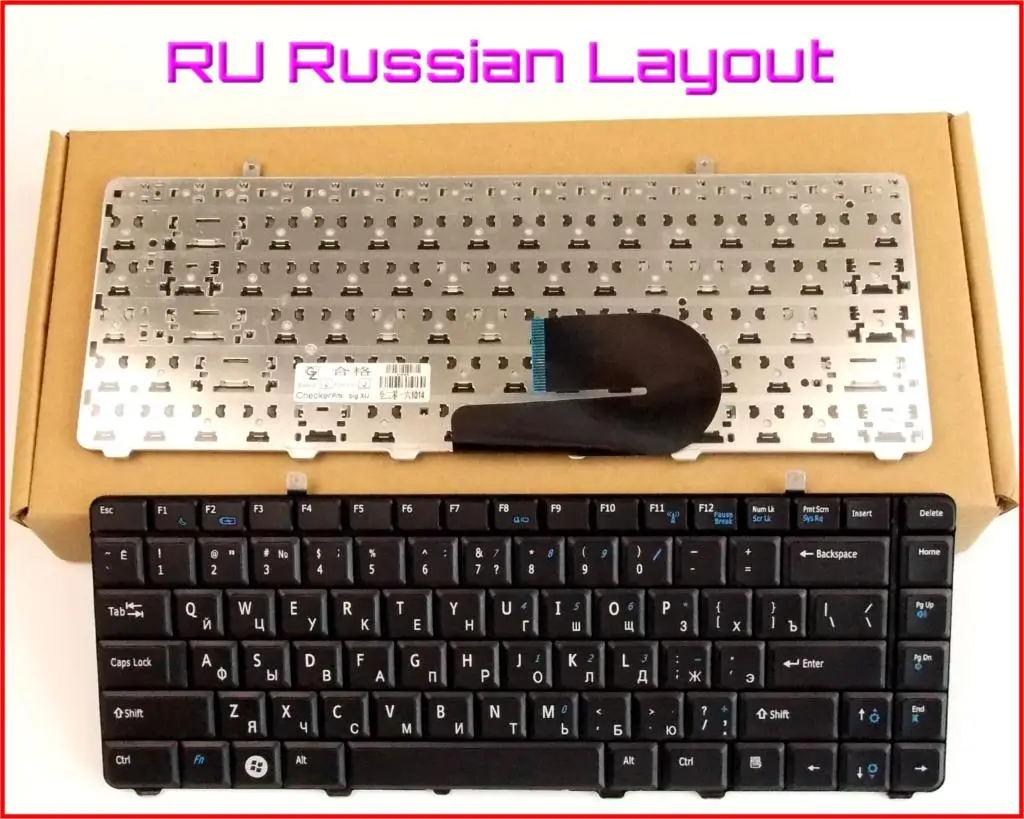 Новая русская версия клавиатуры для ноутбука Dell Vostro A840 A860 1088 1014 1015 PP38L PP37L |