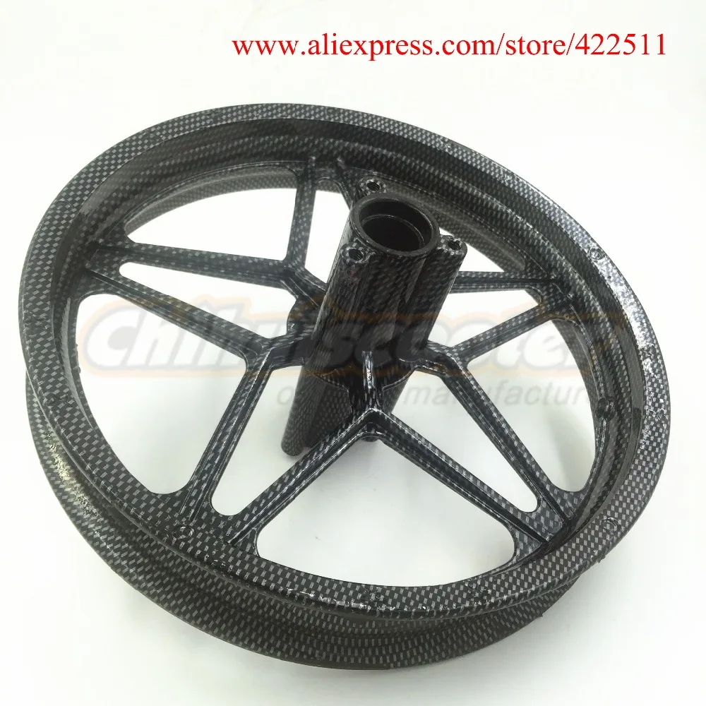 Prix pour 10 polegada alliage arrière jante de la roue / 10 " Aluminium Scooter de roue Hub avec fiber de carbone noir pour grande roue Scooters ( Scooter pièces ) Prix pour 10 polegada alliage arrière jante de la roue / 10 " Aluminium Scooter de roue Hub avec fiber de carbone noir pour grande roue Scooters ( Scooter pièces )