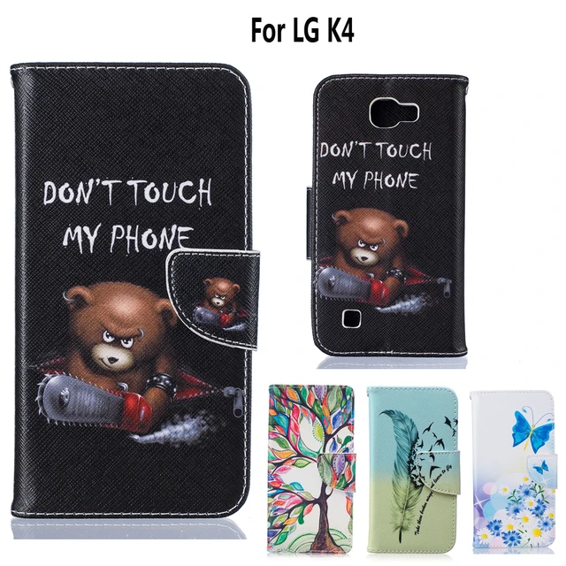 Cheap Phone Stand Case for fundas LG K4 Lte Cover Case for coque LG K4 Case K120e K130e K121 4.5 inch + Card Holder Cheap Phone Stand Case for fundas LG K4 Lte Cover Case for coque LG K4 Case K120e K130e K121 4.5 inch + Card Holder