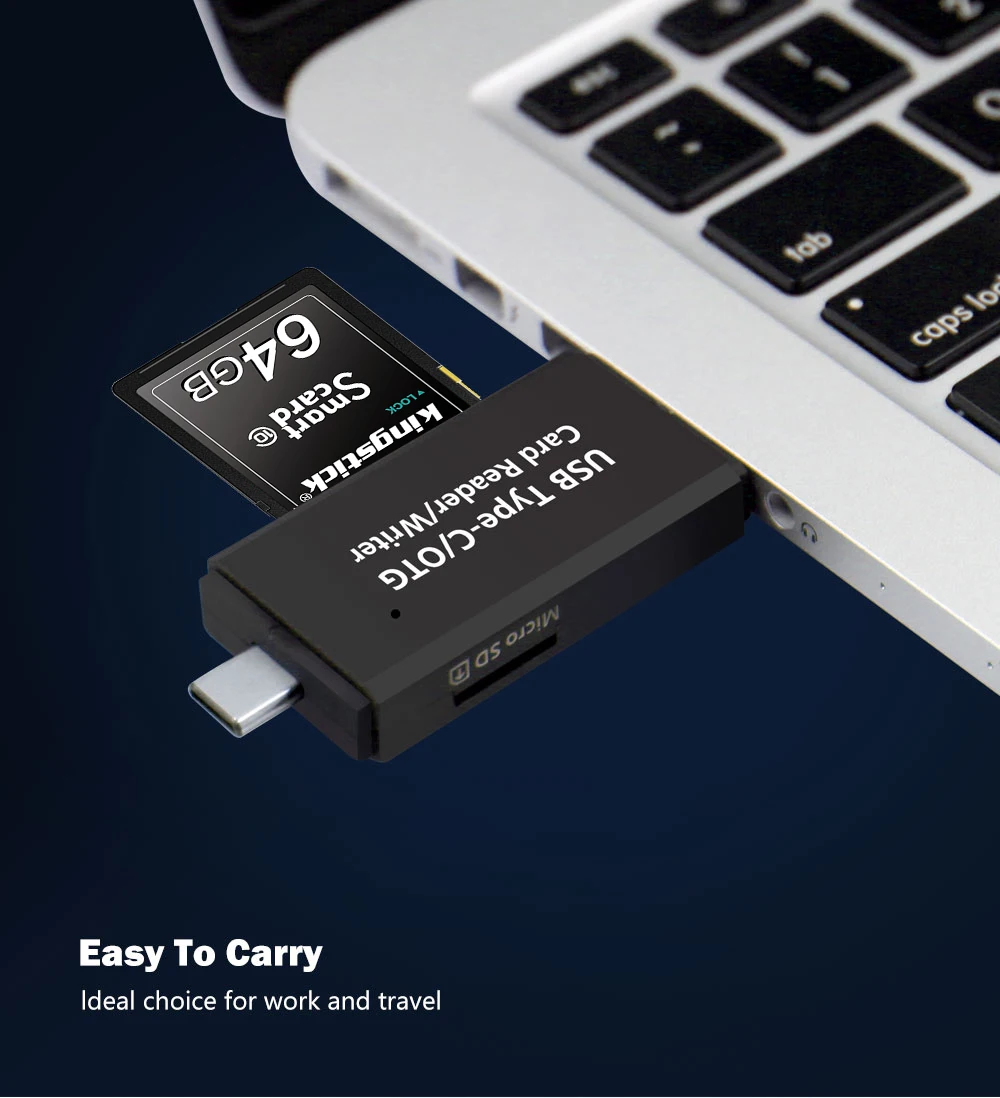 Micro SD кардридер адаптер Тип C Micro USB SD карта памяти адаптер для MacBook Ноутбук USB 3,0 SD/TF OTG кардридер