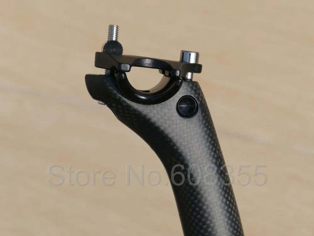 

Carbon MTB Road Bike Seat Post 31.6mm 27.2mm 350mm 400mm - 3K / UD Carbon Matt Glossy BICYCLE Seatpost