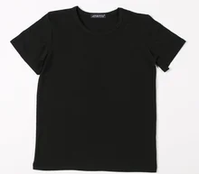 AOWOFS brand personality diy children children’s short-sleeved T-shirt round neck pure cotton color bottom children’s T-shirt