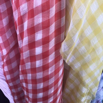 

150cm width Chiffon fabric ripstop pattern can see through for skirt suit-dress headband CH-7626