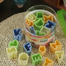 28 штук Английский алфавит печенье пресс-формы для выпечки