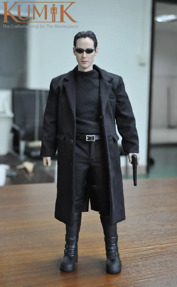 Kumik KMF034 1/6 NEO Matrix Keanu Reeves/Hackers наряд-4 Набор для 1" Коллекционная Фигурка Diy