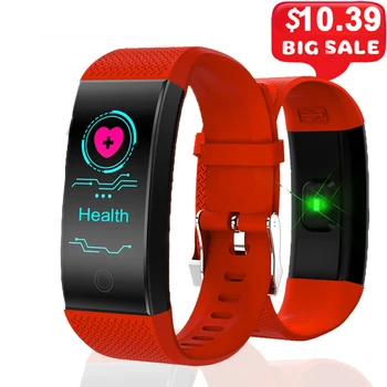 

QW18 Smart Bracelet IP68 Waterproof Smartband Heart Rate Sleep Monitor Sports Passometer Fitness Tracker Bluetooth Smartwatch.