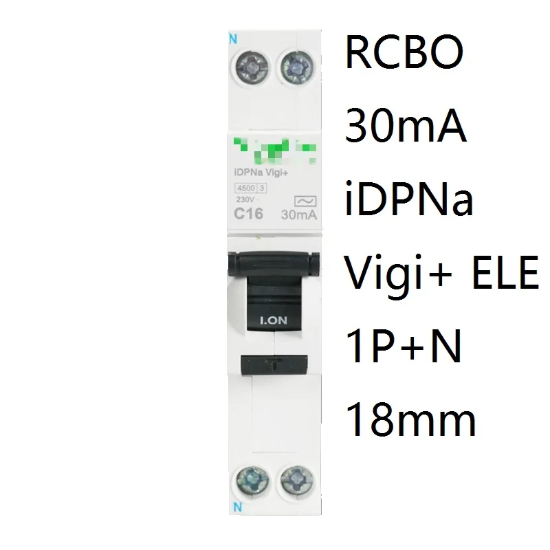 IDPNa Vigi + DPNL Acti 9 RCBO 6A 32A 25A 20A 16A 10A 18 мм 230 В 30 мА автоматический выключатель
